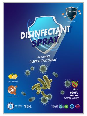 CuRaksha Disinfectant Spray - Citrus