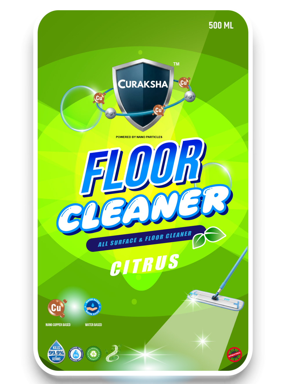 CuRaksha Floor Cleaner - Citrus