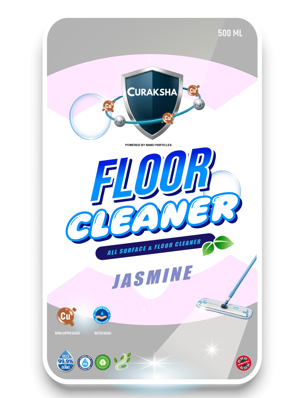 CuRaksha Floor Cleaner - Jasmine