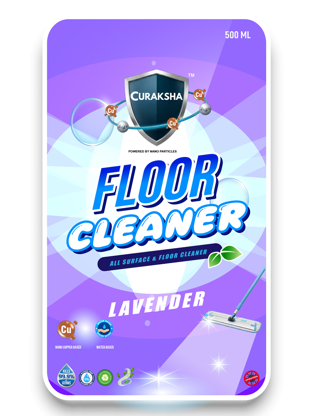CuRaksha Floor Cleaner - Lavender