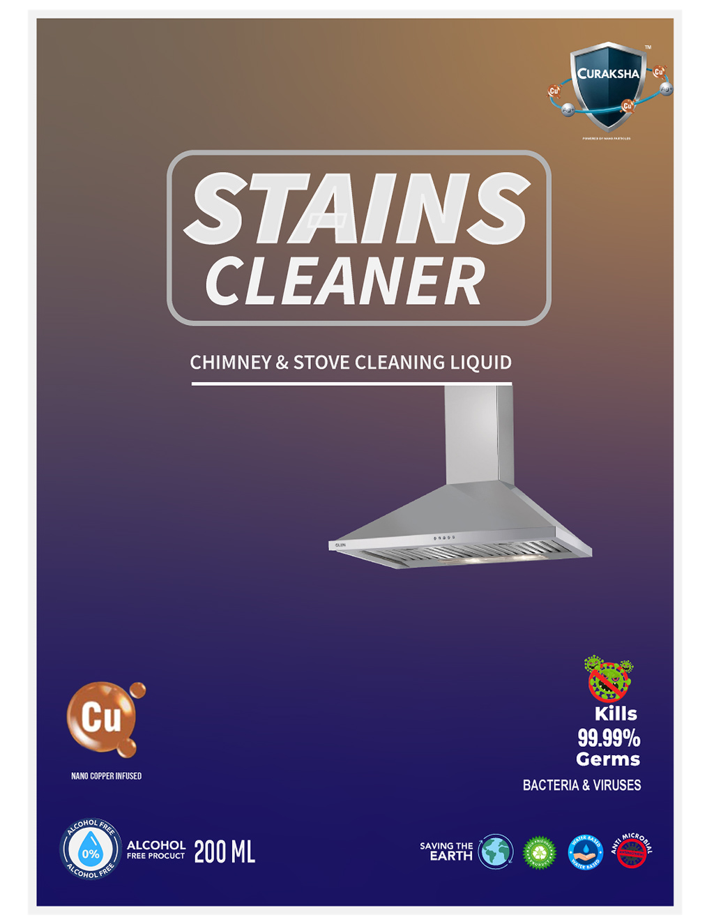 CuRaksha Stains Cleaner